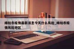 绵阳市疫情最新消息今天什么风险_绵阳市疫情风险地区