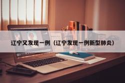 辽宁又发现一例（辽宁发现一例新型肺炎）